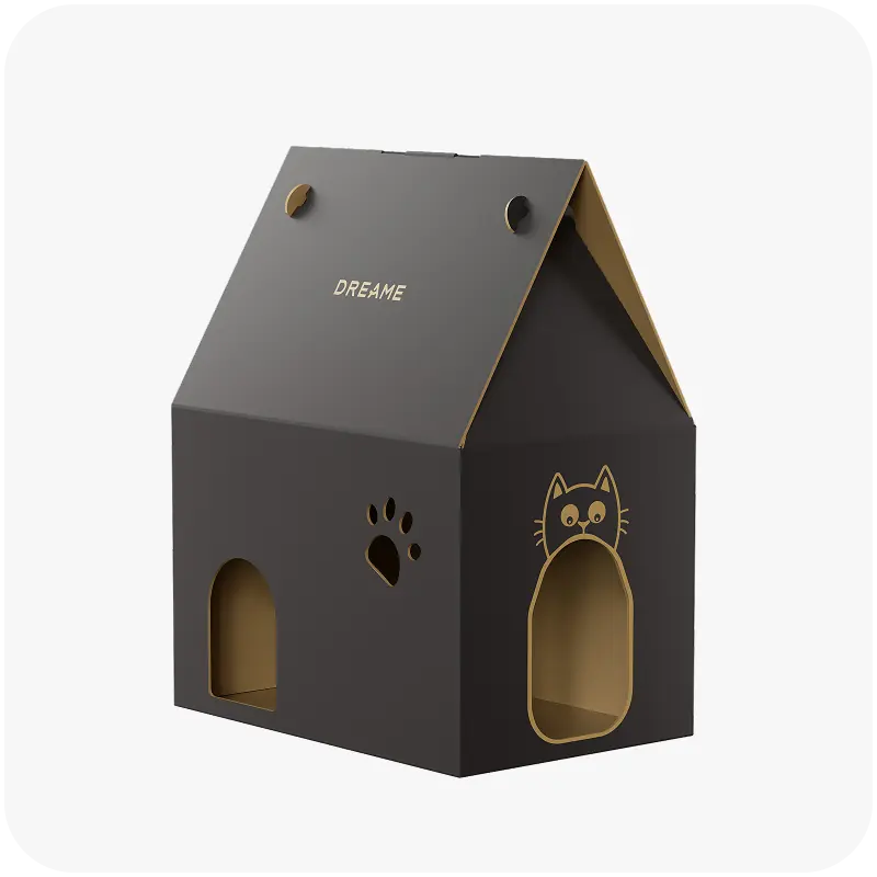 Carton Box Cat House